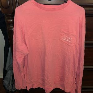 Pink vineyard vines long sleeve T-shirt